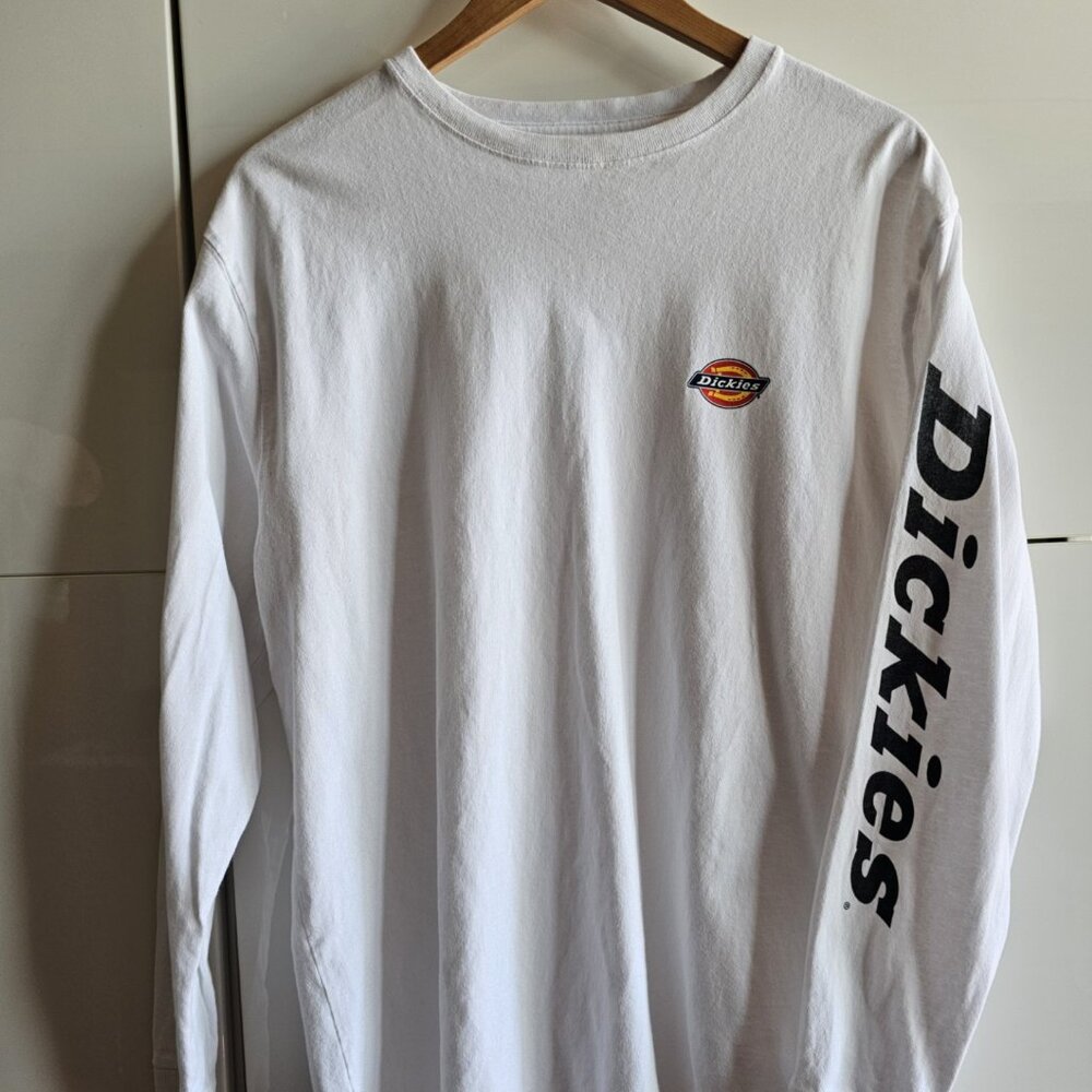 Dickies Men's Long Sleeve Logo Oversized Graphic Tee - Picture 3 of 11